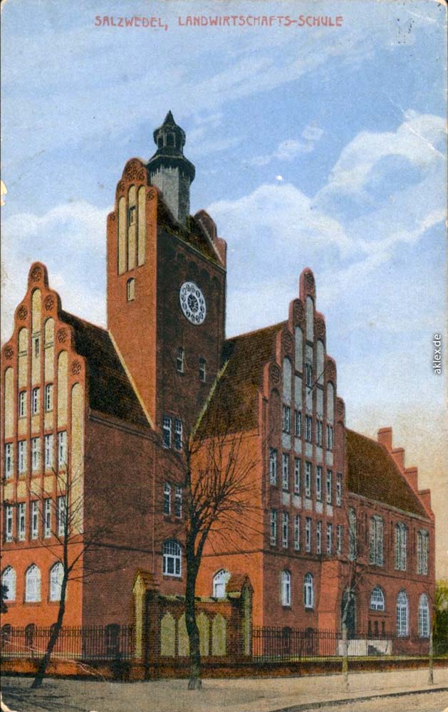 Salzwedel. Landwirtschaftsschule, 1911