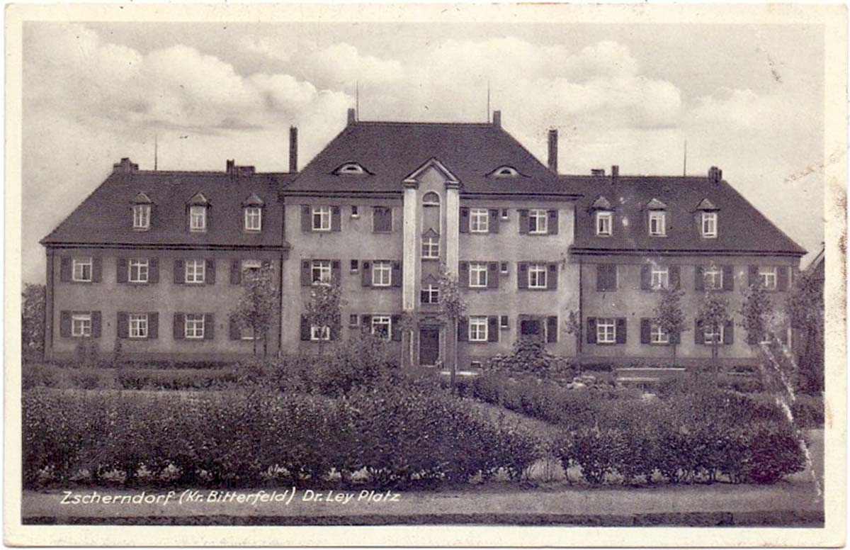 Sandersdorf-Brehna. Zscherndorf - Dr. Ley Platz, NS-Zeit, 1938