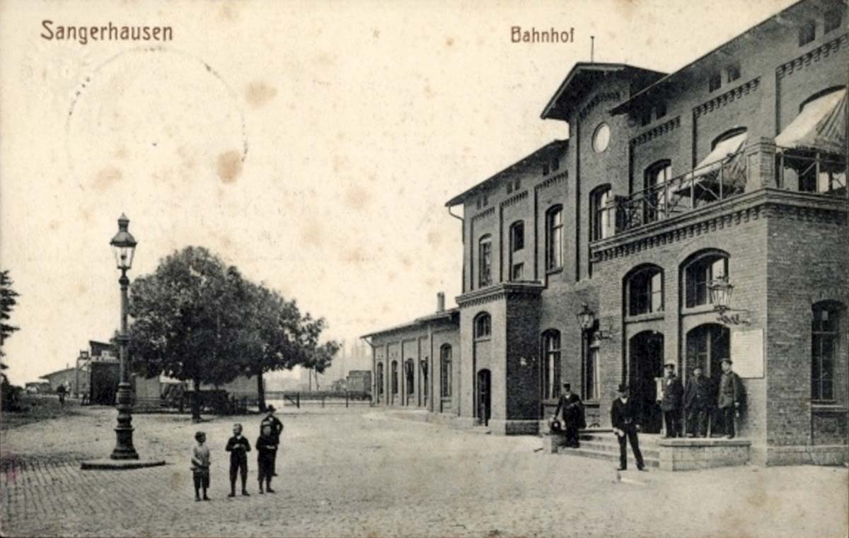 Sangerhausen. Bahnhof, 1915
