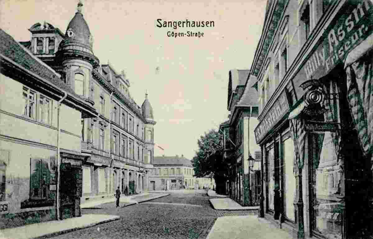 Sangerhausen. Göpenstraße, Friseur Willy Assmann