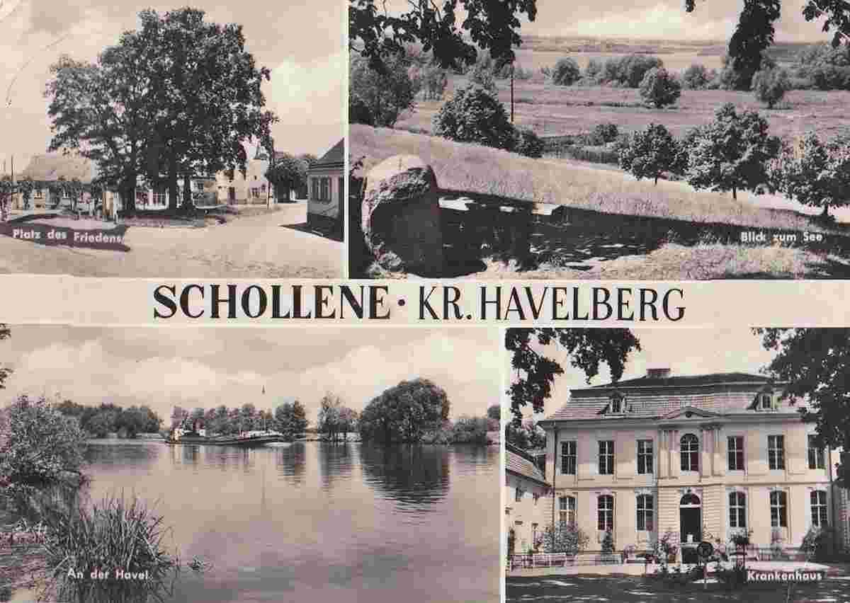 Schollene. Platz des Friedens, An der Havel, Krankenhaus