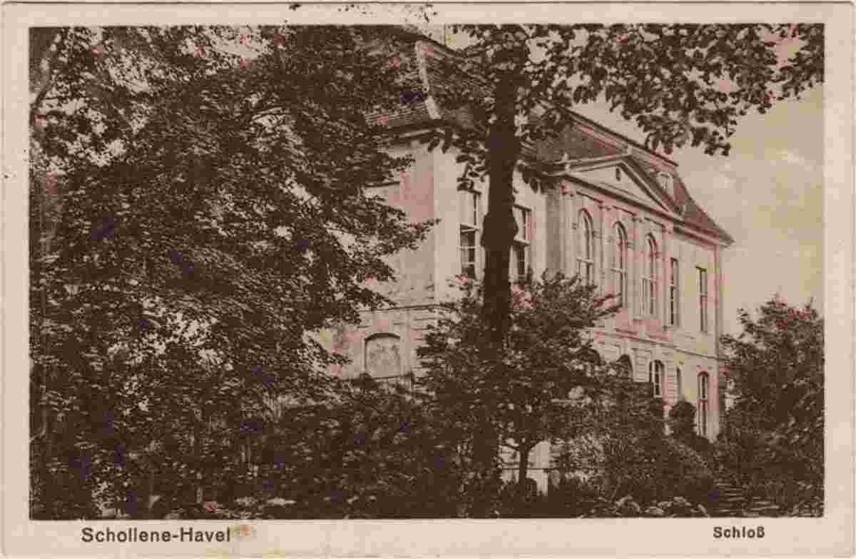 Schollene. Schloß, 1929