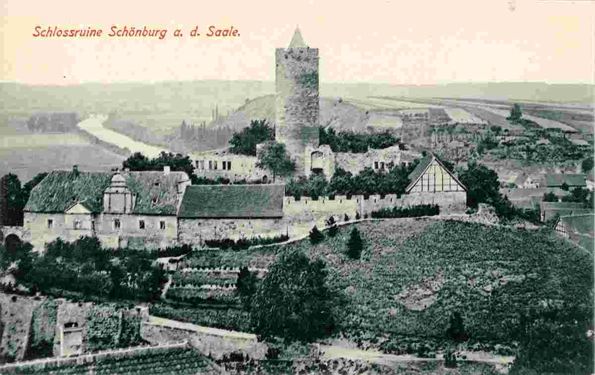 Schönburg (Saale). Schlossruine, 1912