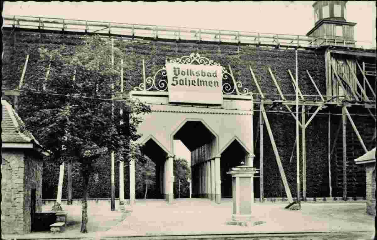 Schönebeck (Elbe). Bad Salzelmen - Volksbad, 1961