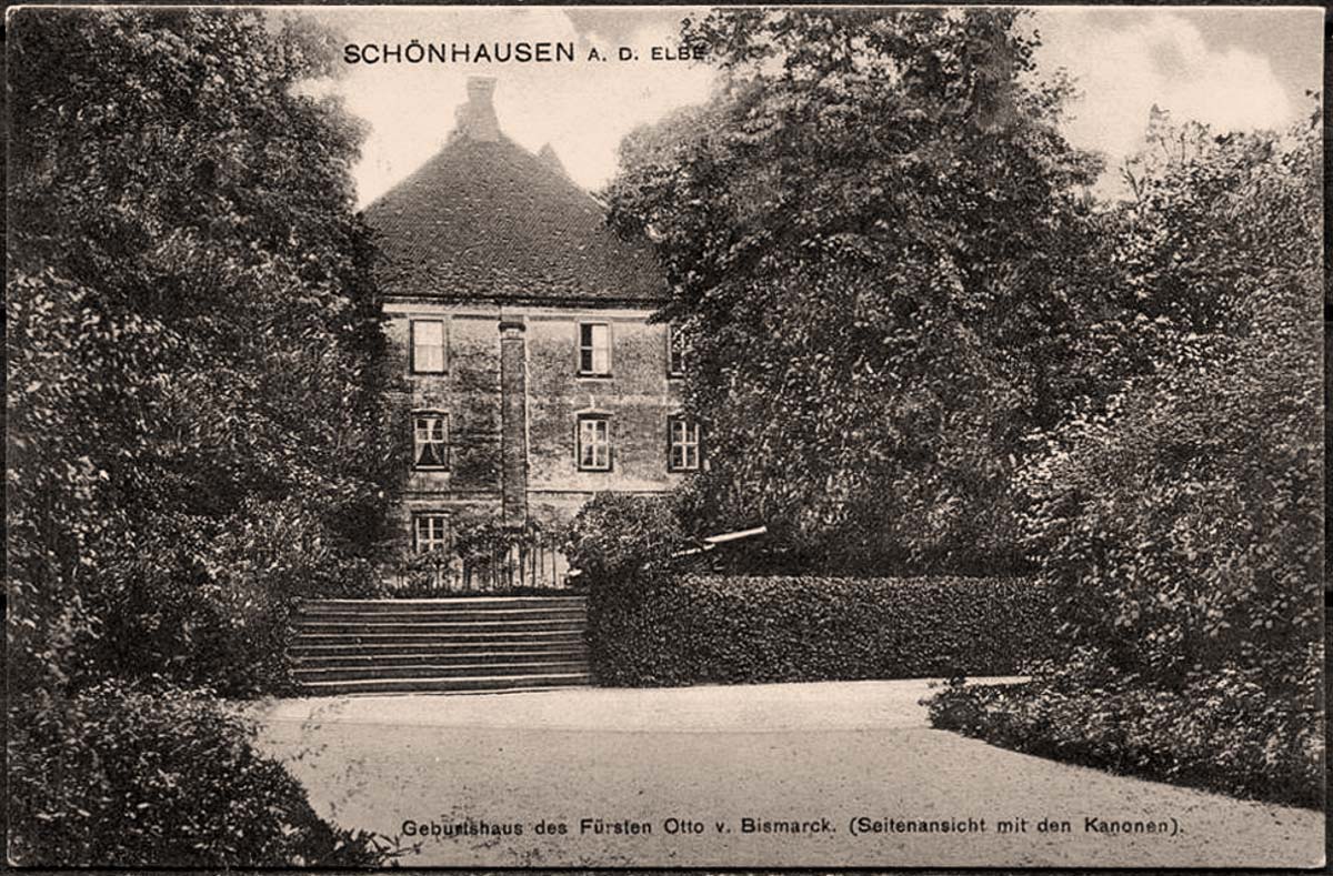 Schönhausen (Elbe). Geburtshaus des Alt Reichskanzler Fürst Otto von Bismarck, 1915