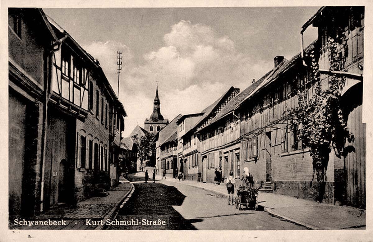 Schwanebeck. Kurt-Schmuhl Straße, 1940