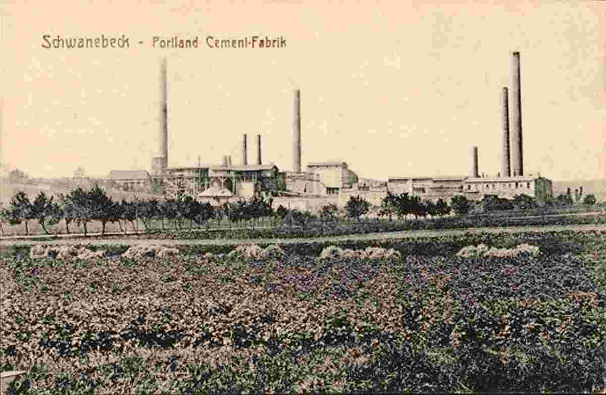 Schwanebeck. Portland Cement-Fabrik