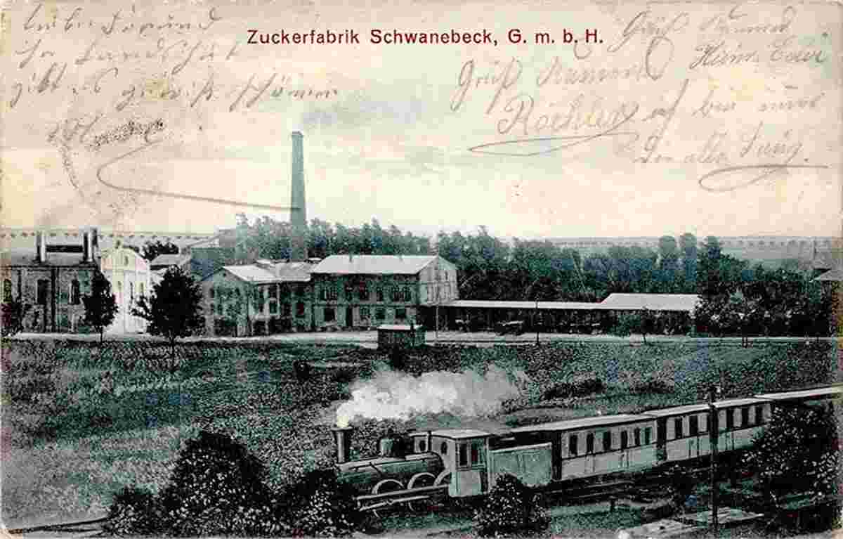 Schwanebeck. Zuckerfabrik, Dampflokomotive