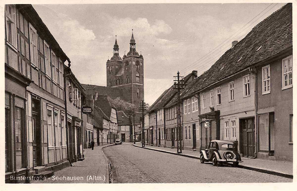 Seehausen (Altmark). Blick auf Straße, 1942