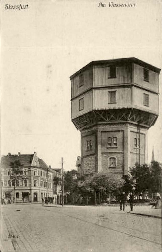 Staßfurt. Wasserturm, 1910