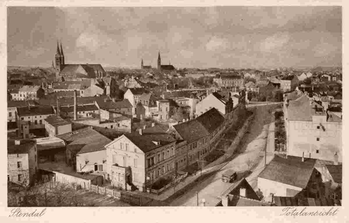 Stendal. Blick zur Stadt, 1941