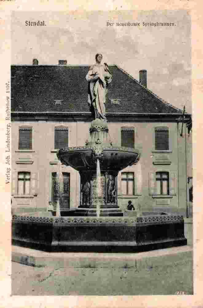 Stendal. Springbrunnen, 1909