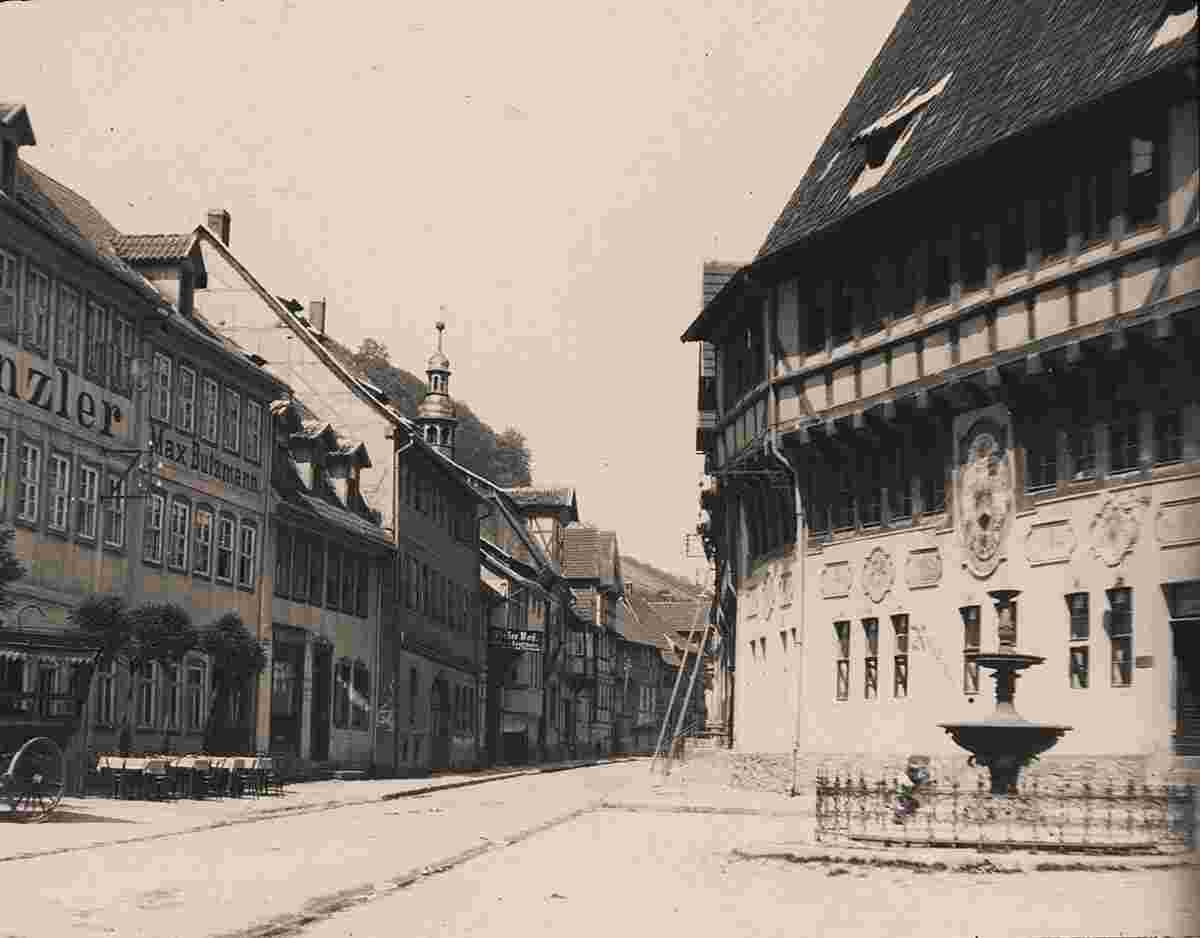 Südharz. Stadt Stolberg - Rathaus, 1909