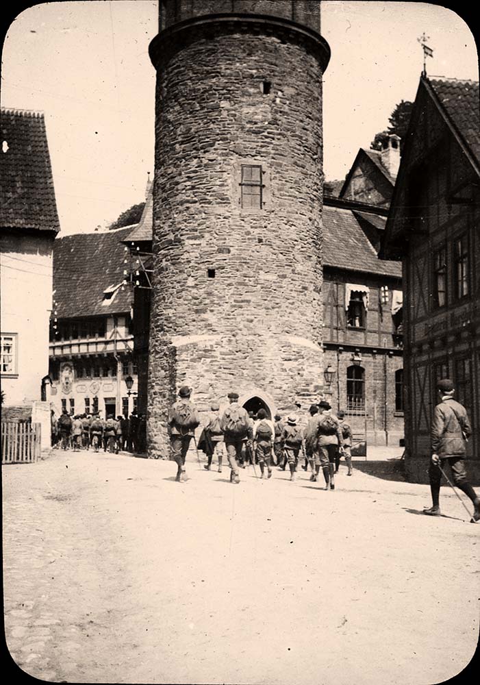 Südharz. Stadt Stolberg - Seigerturm, Südtor, 1909