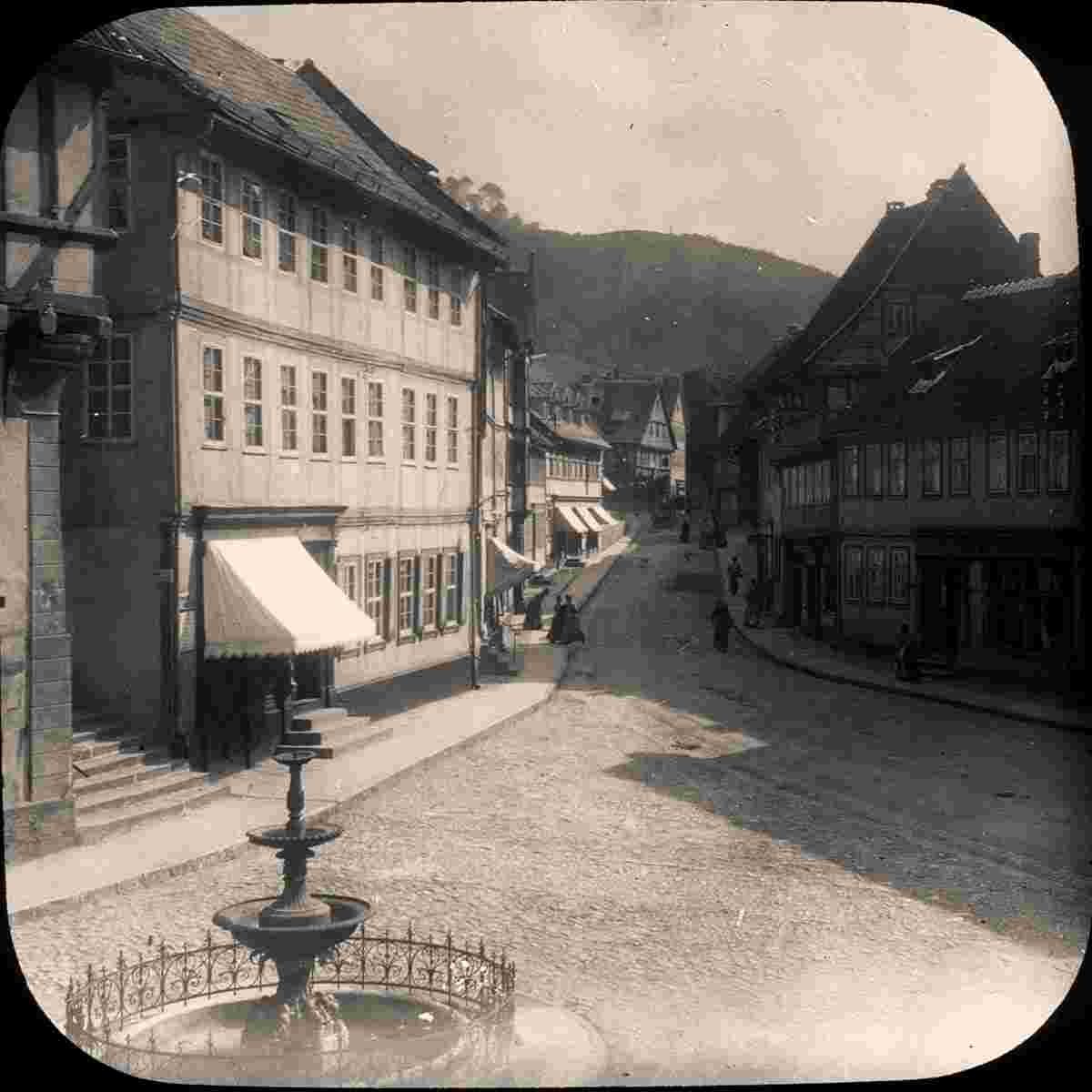 Südharz. Stadt Stolberg - Vom Rathaus aus gesehen, 1909