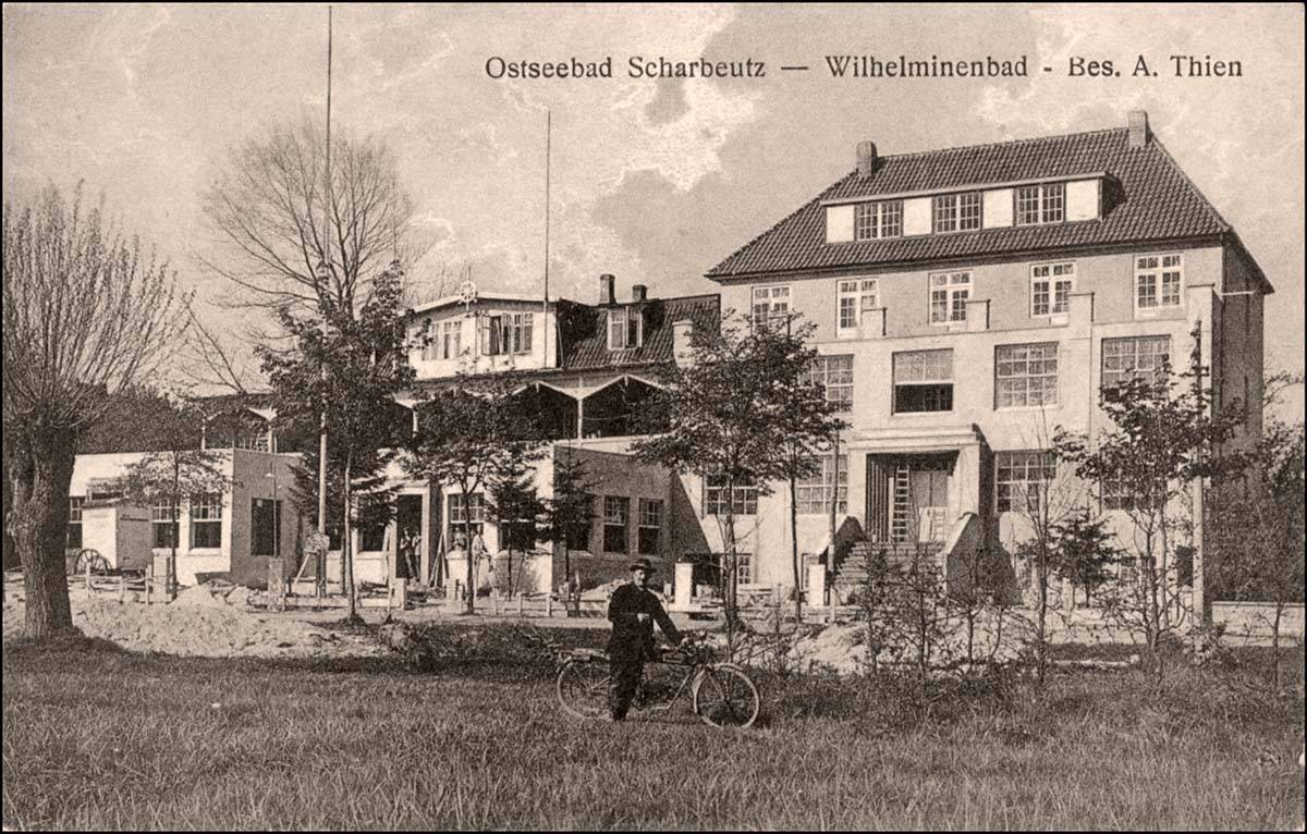 Scharbeutz. Gasthaus Wilhelminenbad, Besitzer A. Thien, 1922