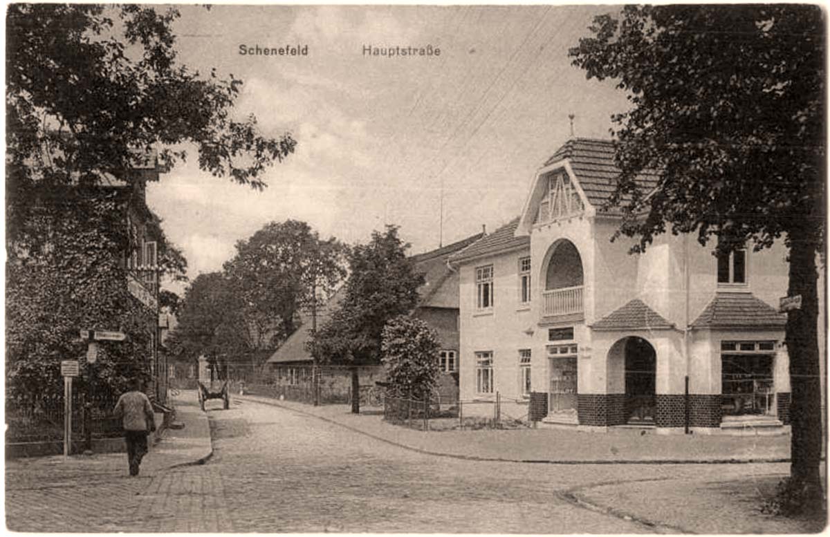 Schenefeld (Pinneberg). Hauptstraße, 1912