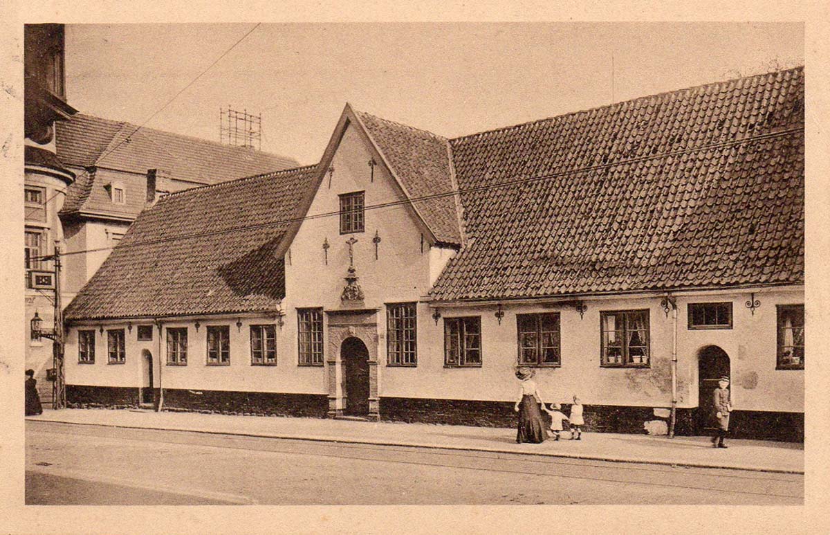 Schleswig. Blick auf stadtstraße, 1921