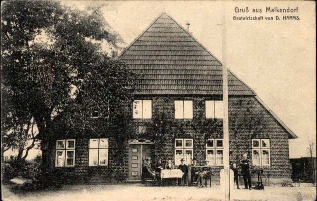 Stockelsdorf. Malkendorf - Gastwirtschaft von D. Harms, 1926