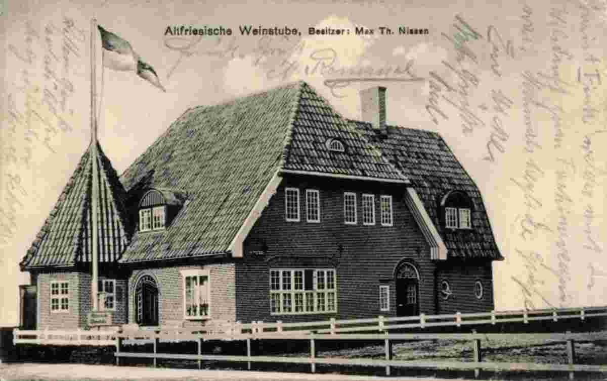 Sylt. Altfriesische Weinstube, 1909