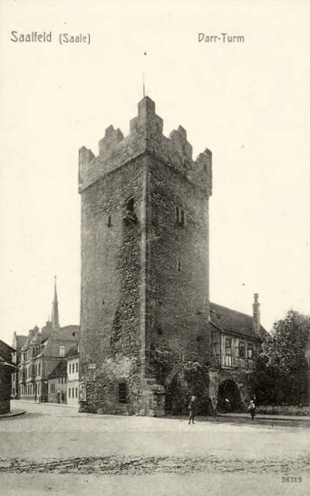 Saalfeld (Saale). Darr-Turm, 1910