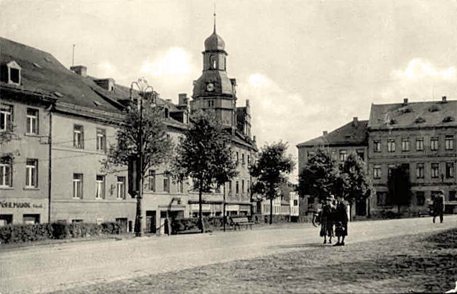 Schleiz. Rathaus am Markt, 1962