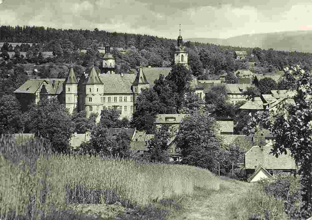 Schleusingen. Panorama vom Weißenberg