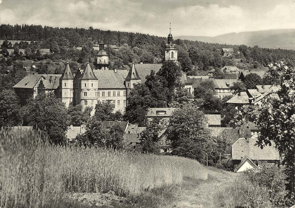 Schleusingen. Panorama vom Weißenberg, 1960-70s