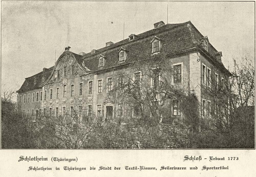 Schlotheim. Schloß (erbaut 1773)