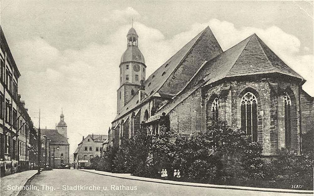 Schmölln. Stadtkirche, 1934
