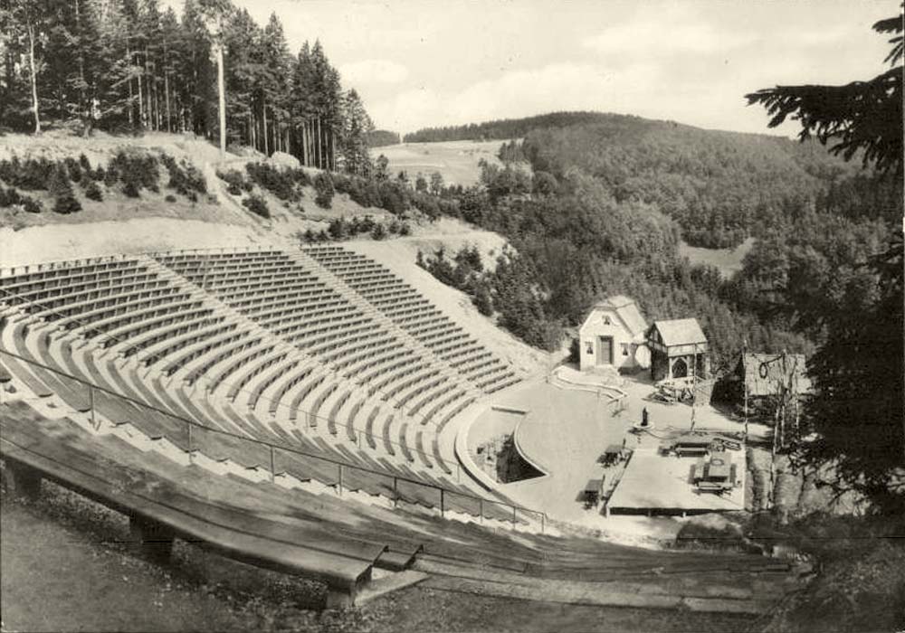 Steinbach-Hallenberg. Naturbühne DSF, Outdoor Theatre, 1965