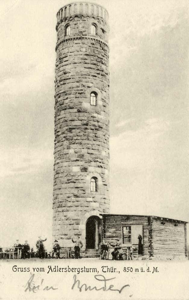 Suhl. Adlersbergturm, 1907
