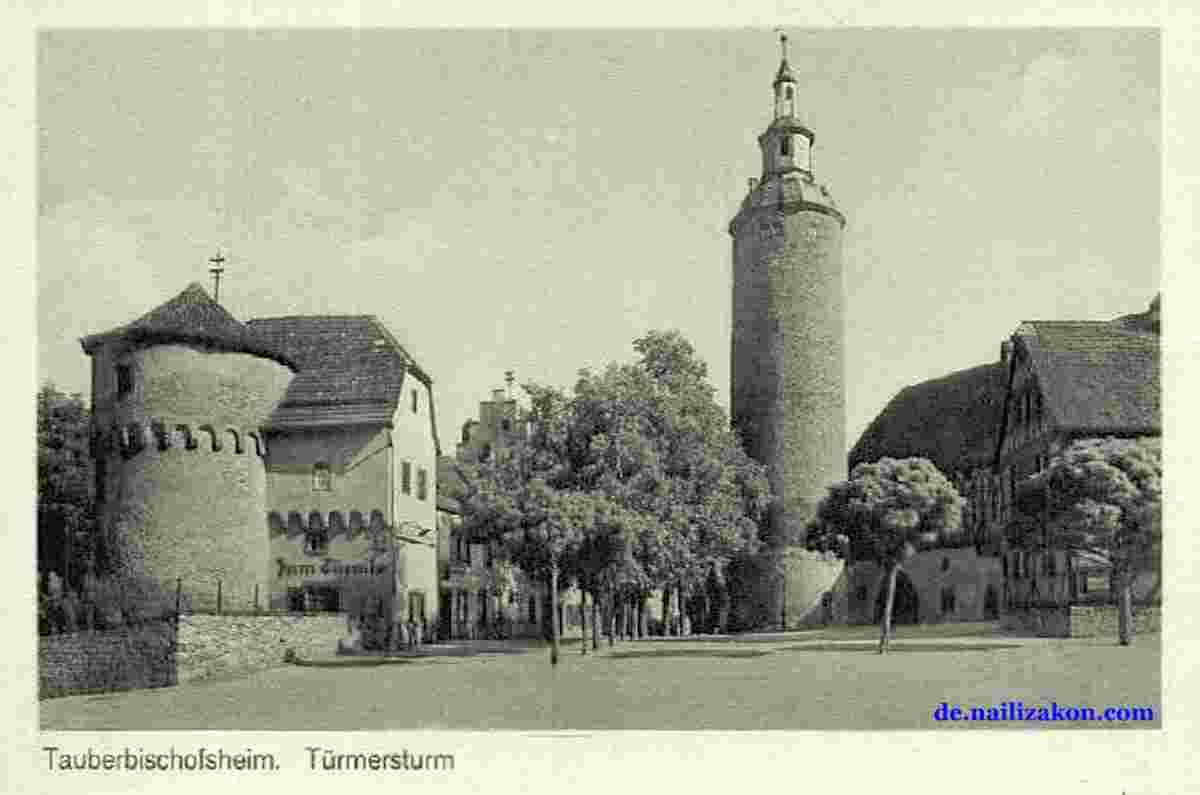 Tauberbischofsheim. Türmersturm