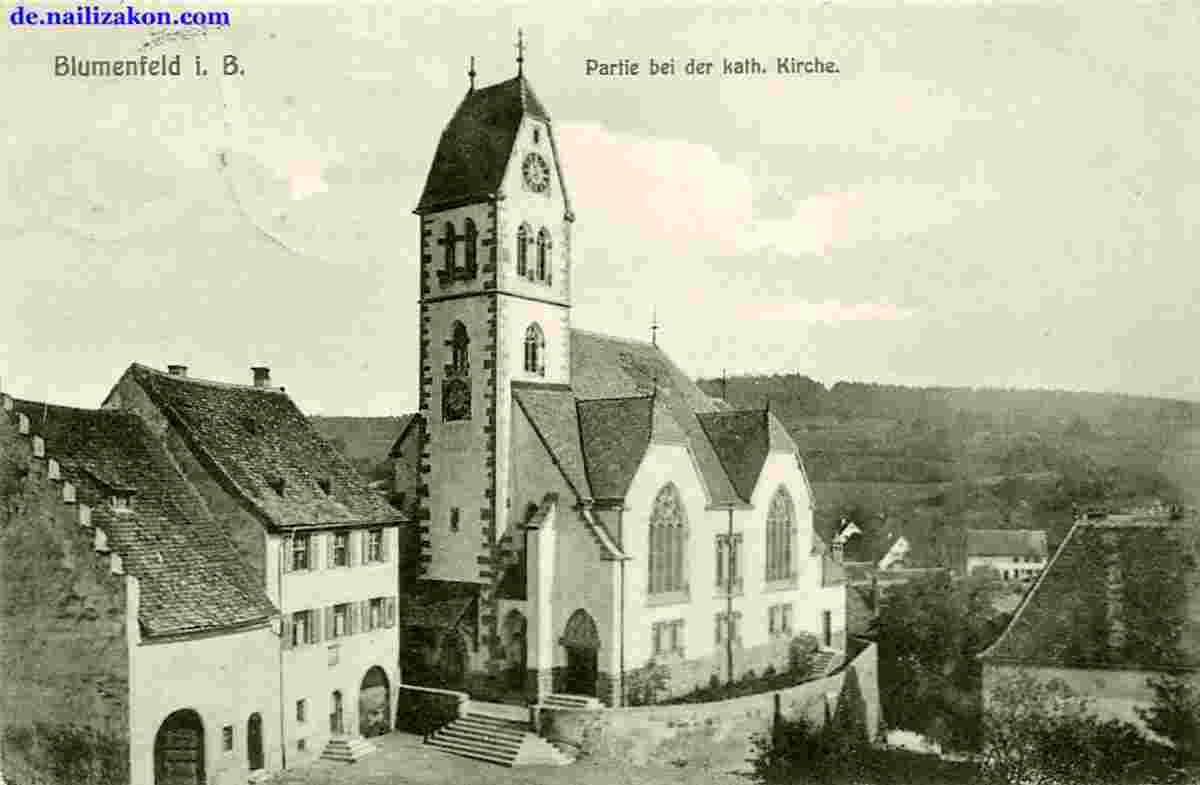 Tengen. Blumenfeld - Katholische Kirche, 1910