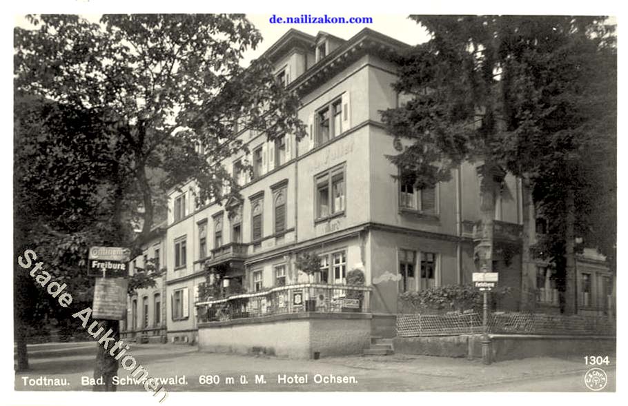 Todtnau. Hotel 'Ochsen', Inhaber M. Kuhner