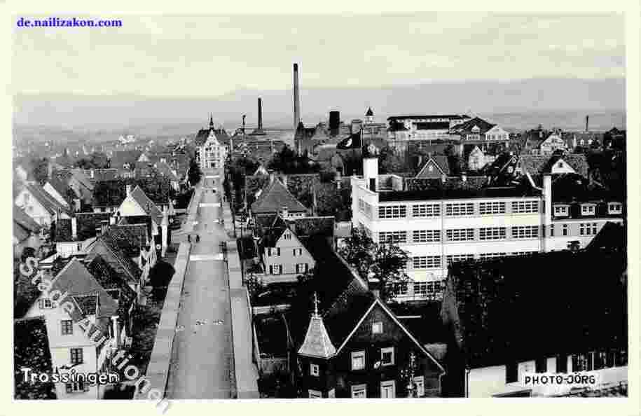 Trossingen. Panorama der Stadt