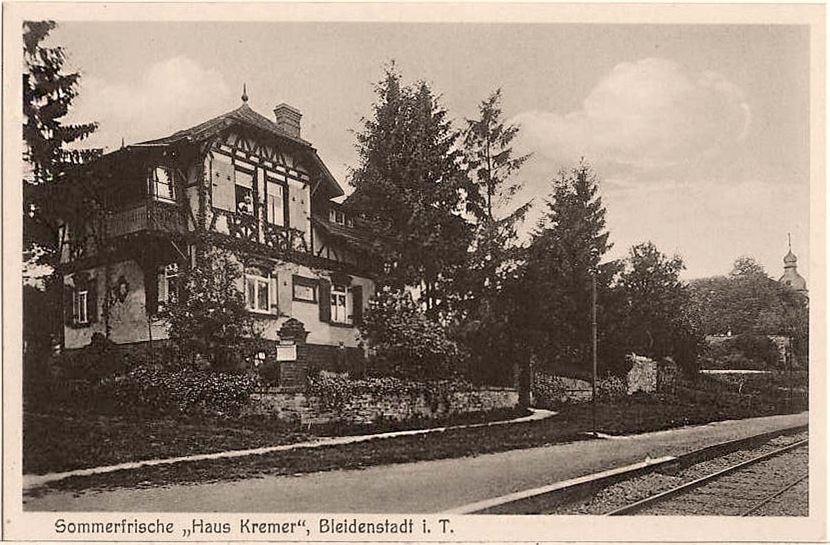 Taunusstein. Bleidenstadt - Sommerfrische 'Haus Kremer', um  1930
