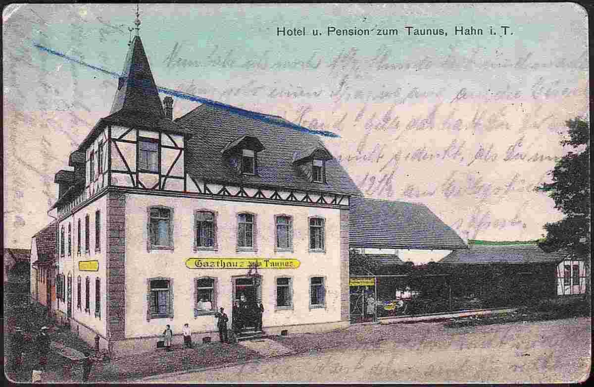 Taunusstein. Hahn - Hotel und Pension 'Zum Taunus', 1912