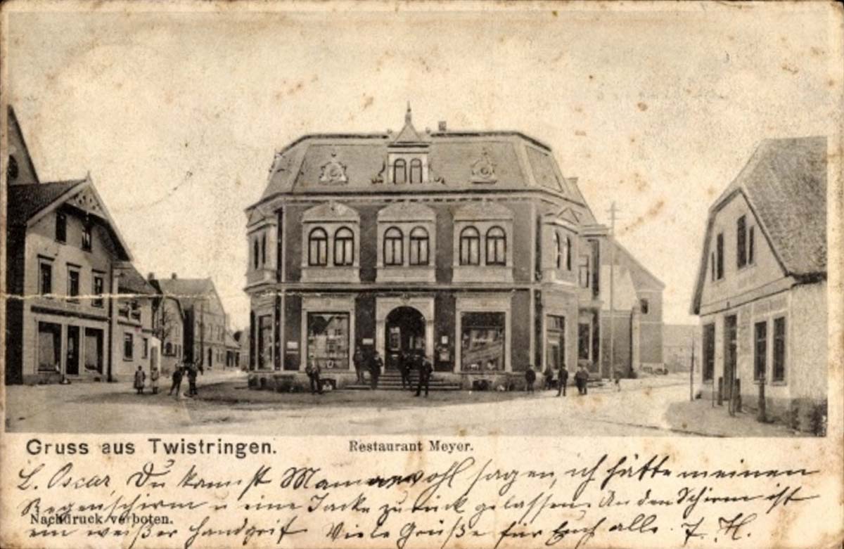 Twistringen. Restaurant Meyer, 1903