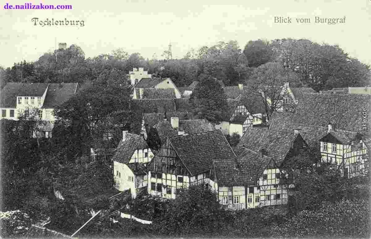 Tecklenburg. Blick vom Burggraf, 1920