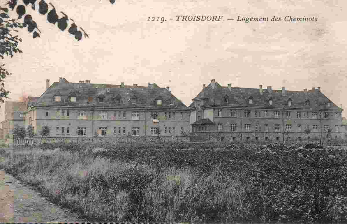 Troisdorf. Eisenbahner Wohnhäuser, 1924