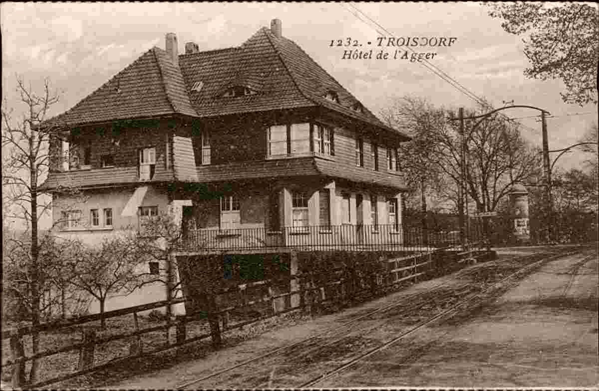 Troisdorf. Hotel Agger, 1924