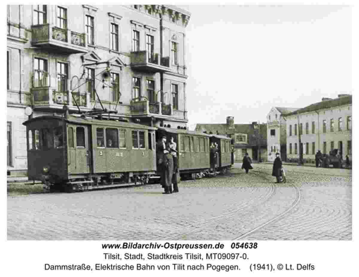 Tilsit. Damm Straße, 1941