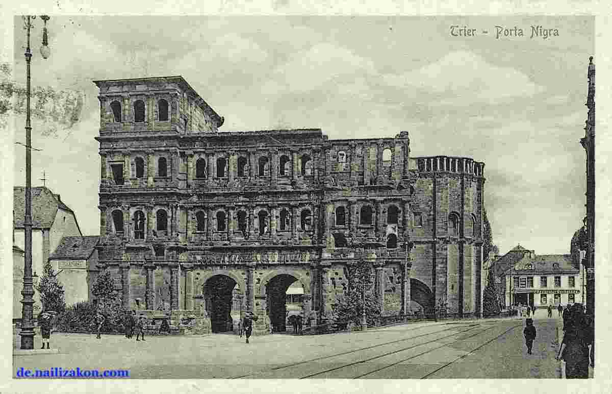 Trier. Porta Nigra, 1915