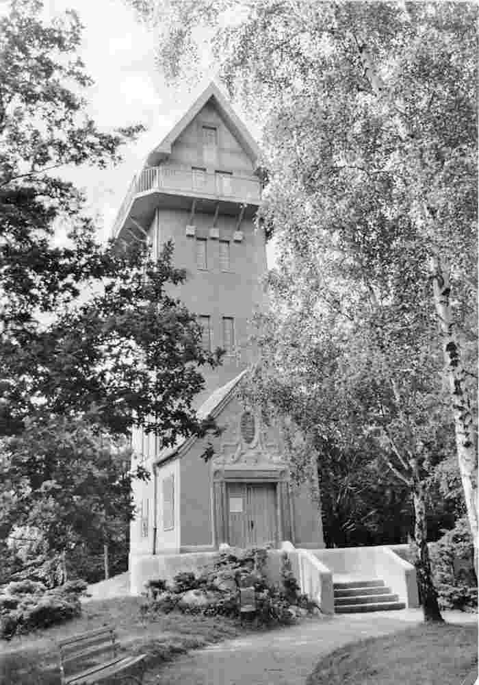 Taucha. Aussichtsturm im Stadtpark, 1976