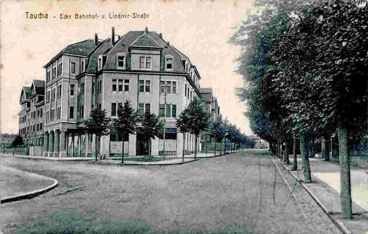 Taucha. Ecke Bahnhofstraße und Lindnerstraße