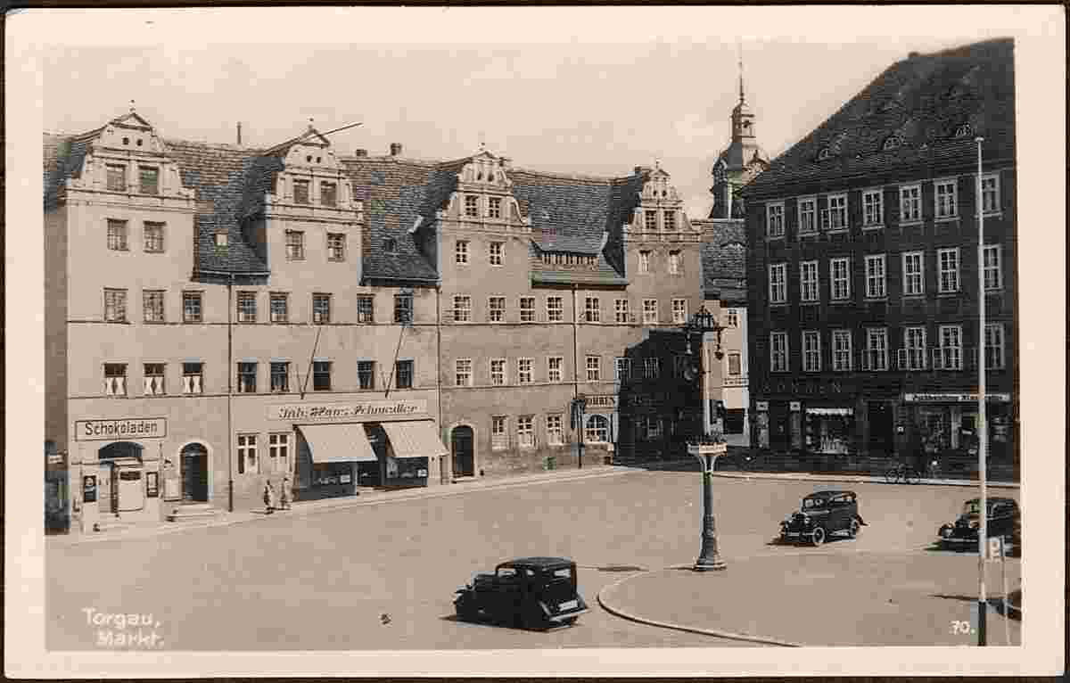 Torgau. Marktplatz, 1942