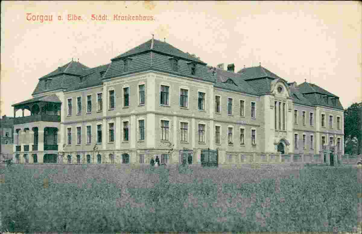 Torgau. Städtische Krankenhaus, 1915