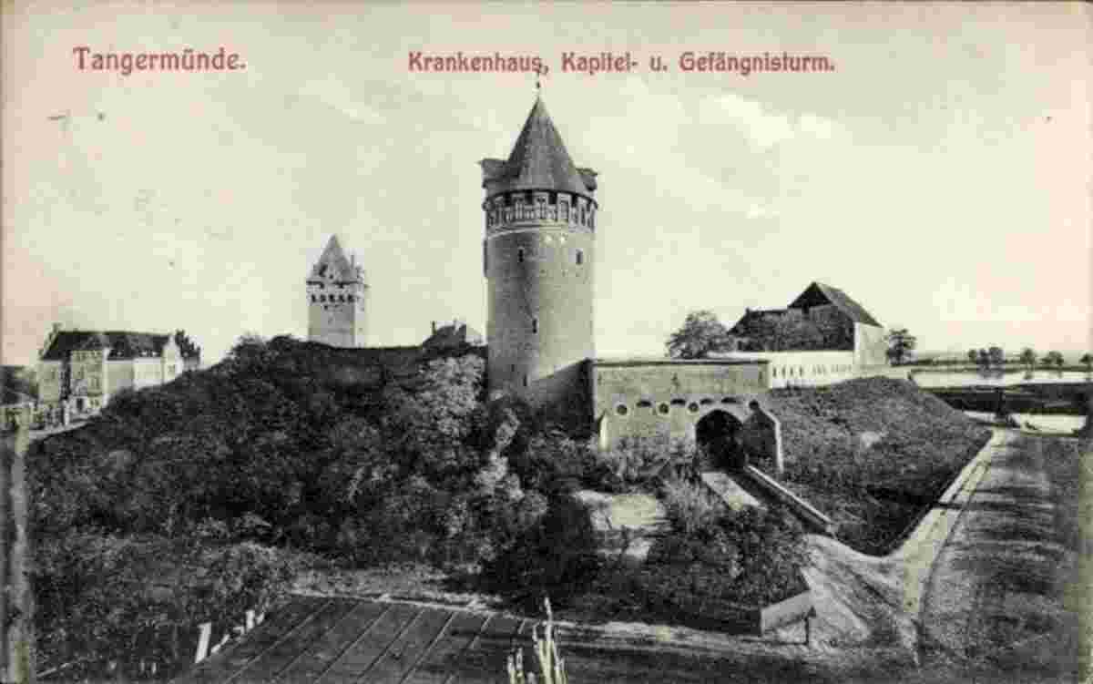 Tangermünde. Krankenhaus, Kapitel- und Gefängnisturm, 1903