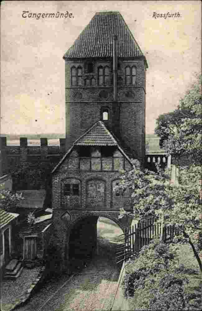 Tangermünde. Roßpforte, Stadttor, 1906